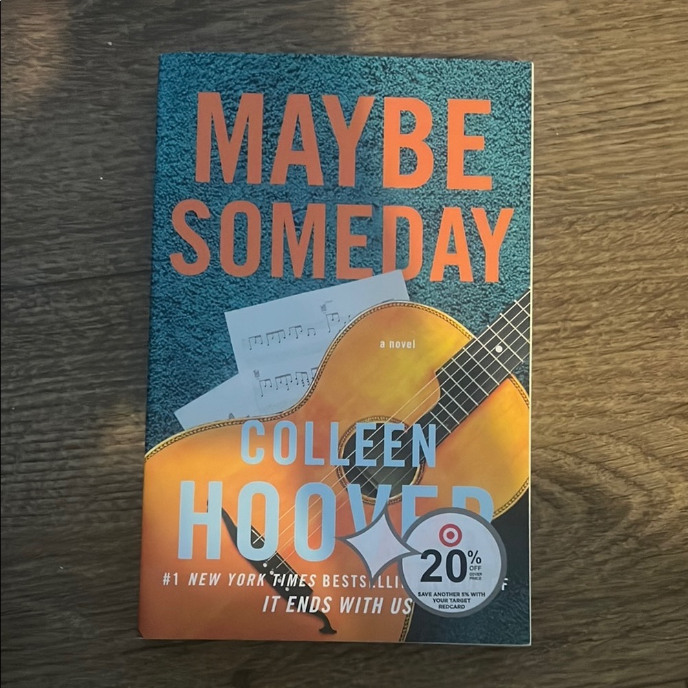 'Maybe Someday' Novel - Orange and Blue Cover